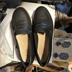 Clarks ultimate comfort collection Sharon penny loafer wedge size 9.5